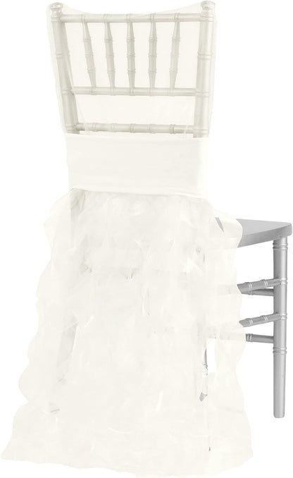 Bulk Curly Willow Chiavari Chair Back Slipcover in Fuchsia: Elegant Design, Perfect for Weddings and Special Events Wholesale