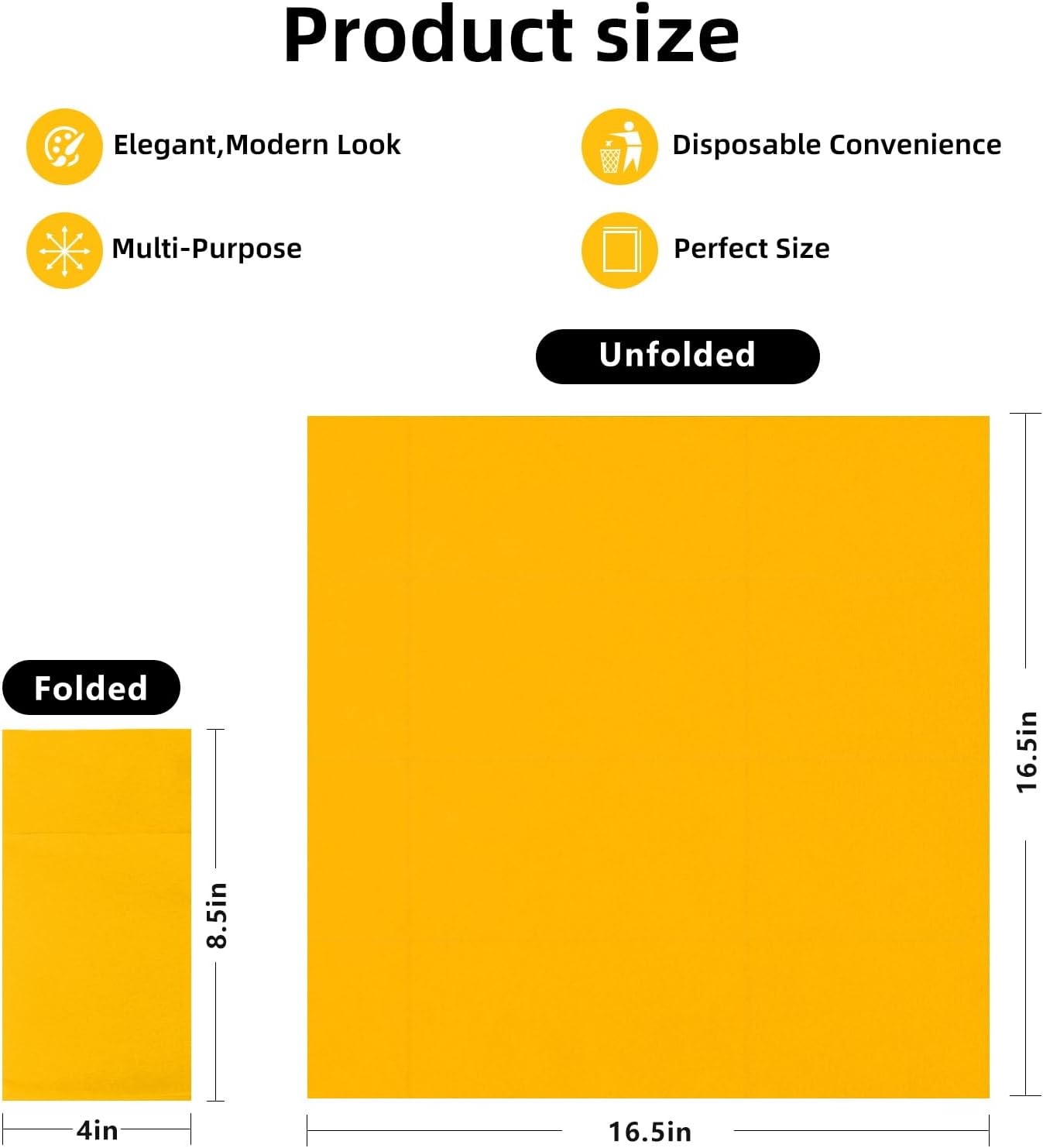 Bulk 100 Pcs 16.5" x 16.5" Premium Dinner Napkins with Flatware Pocket Soft Absorbent Cloth for Kitchen Parties Weddings Events Wholesale