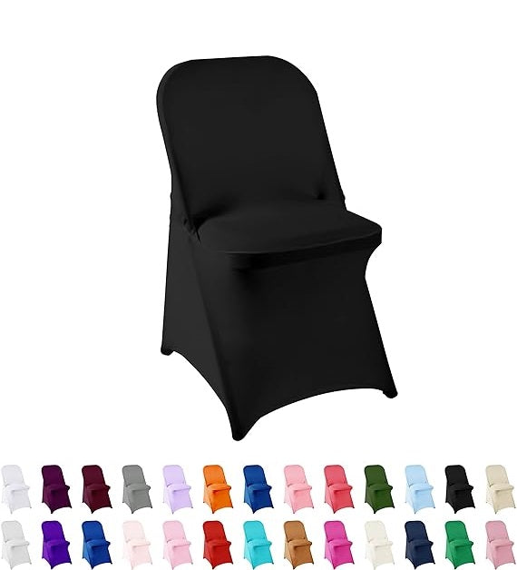 Bulk 2 Pcs Stretch Folding Chair Covers Removable Elastic Chair Covers for Banquets Weddings Events Parties Holiday Celebrations Wholesale
