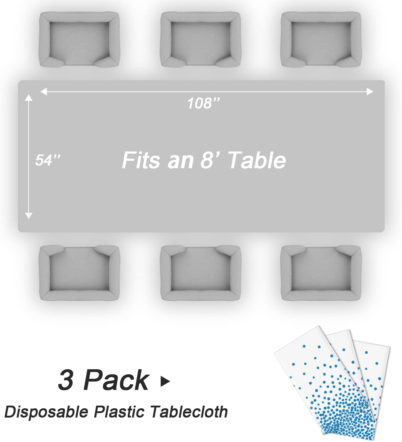 Bulk Waterproof Disposable Checkered Tablecloth 54 × 108 Inches Ideal for Outdoor Picnics Birthday Parties and Banquet Decoration Wholesale