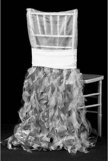 Bulk Curly Willow Chiavari Chair Back Slipcover in Fuchsia: Elegant Design, Perfect for Weddings and Special Events Wholesale