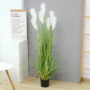 64 Inch Artificial Pampas Grass Bundle, 7 Styles, Bulk Wholesale, Decorative Faux Plants in Vase