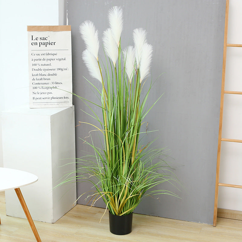 64 Inch Artificial Pampas Grass Bundle, 7 Styles, Bulk Wholesale, Decorative Faux Plants in Vase