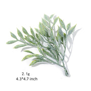 Artificial Silk Rose Leaves 100 Pcs Bulk Realistic Fake Flower Foliage for Decoration