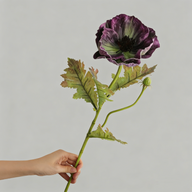 26" Real-Touch Artificial Poppy Flower – Faux Floral for Wedding & Home Decor