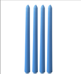 Bulk 12 Inch Tall Taper Candles Set of 4 Smokeless Unscented Candles for Weddings and Celebrations Parties Decor Wholesale