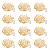 Bulk 12 Pack 6.56 ft 20 LED Battery Operated Fairy Lights for DIY Crafts Wedding Centerpieces Party Bedroom and Christmas Decorations Wholesale