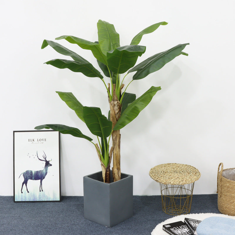 6 Ft Artificial Banana Tree with Tropical Leaves Bulk Decorative Plant