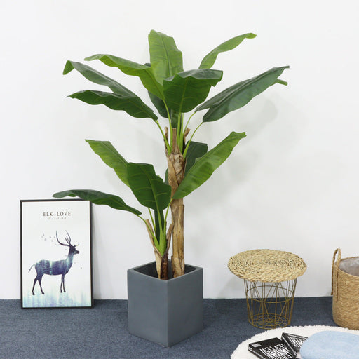 6 Ft Artificial Banana Tree with Tropical Leaves Bulk Decorative Plant