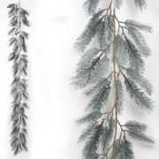 6.5 Ft Artificial Norfolk Pine Garland 6 Pcs Greenery Garland for Table Mantle Wall Indoor Outdoor Christmas Decor