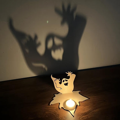 Bulk 5Pcs Magical Wooden Elf Candle Holder – Perfect Halloween and Autumn Decor for Indoor/Outdoor Use Ideal for Kitchen and Dining Room Wholesale