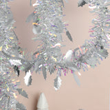 Bulk 70.8 inches Shiny Leaf Tinsel Garland for Birthday, Holiday, and Christmas Party Decorations Wholesale