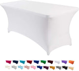 Bulk Rectangular Spandex Tablecloth for Cocktail Tables Ideal for Parties Weddings Banquets and Festive Events Wholesale