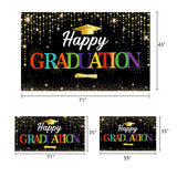 Bulk Extra Large Happy Graduation Backdrop Banners Decorations for Indoor Outdoor College Garden Yard Party Supplies Wholesale