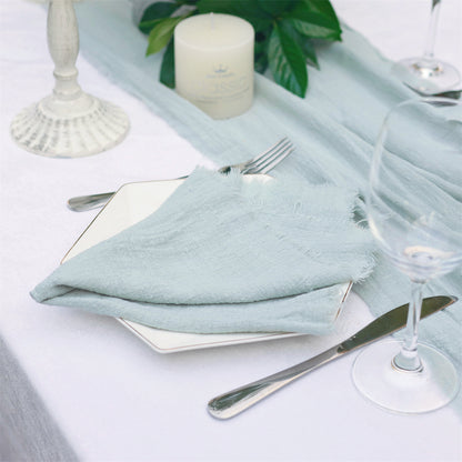 Bulk Cotton Linen Napkins 17" x 17" Rustic Square Napkins  Wedding Party Baby Shower Decoration Wholesale