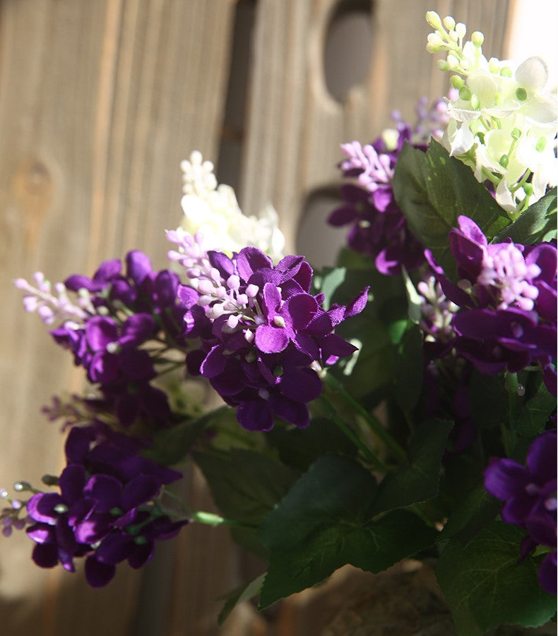12 Inch Artificial Hyacinth Bush, Bulk Wholesale, Silk Flowers, Multiple Stems