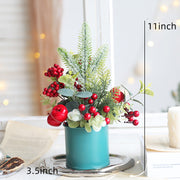 Christmas Tabletop Berry Ornament 12 Inch Artificial Holiday Decoration