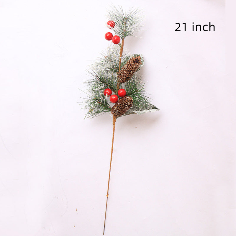 Christmas Rattan Tabletop Decoration Cuttings Artificial Holiday Decor