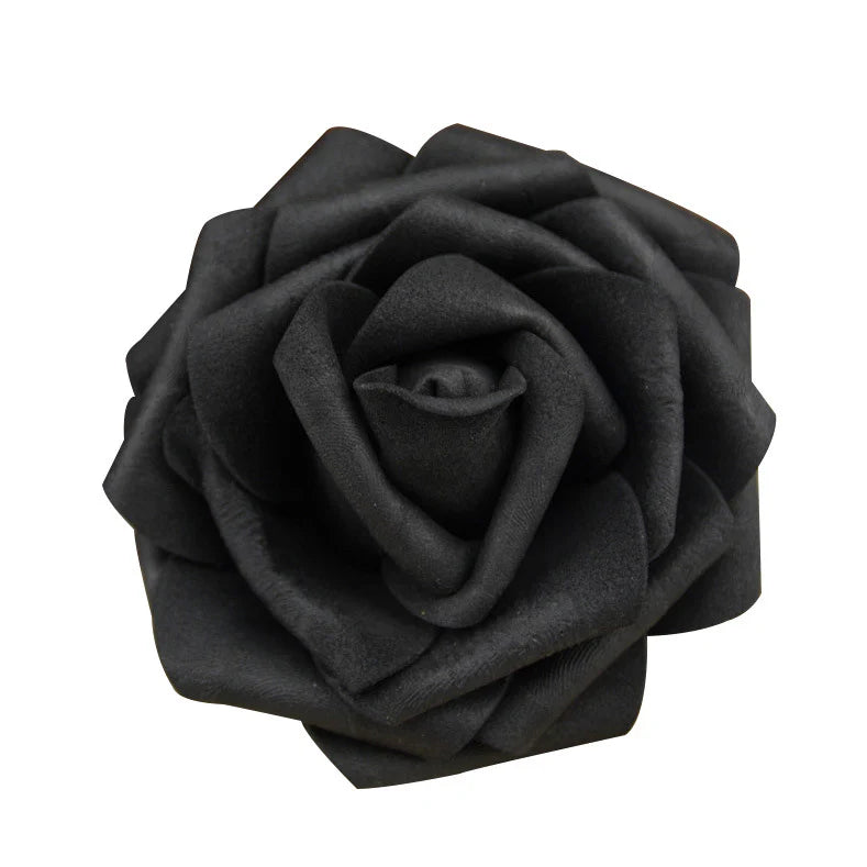 Wedding Floral Backdrop Artificial Foam Rose Heads - 2.7" DIY Craft Decor for Venue Styling