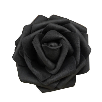 Wedding Floral Backdrop Artificial Foam Rose Heads - 2.7" DIY Craft Decor for Venue Styling