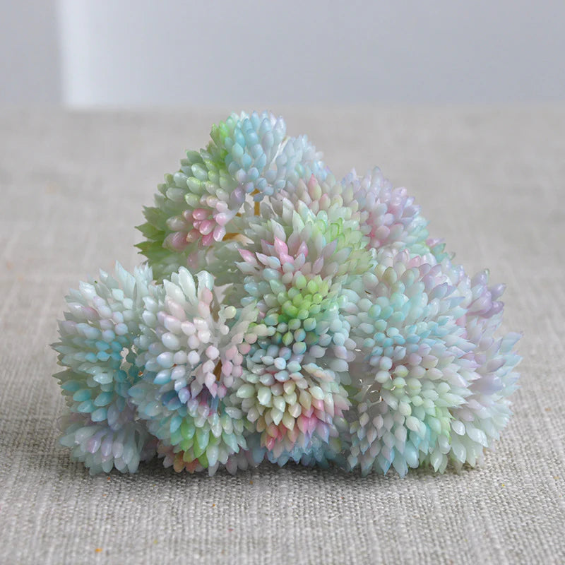 Bulk 8" Succulent Stems in 13 Colors Lifelike Artificial Plants Wholesale