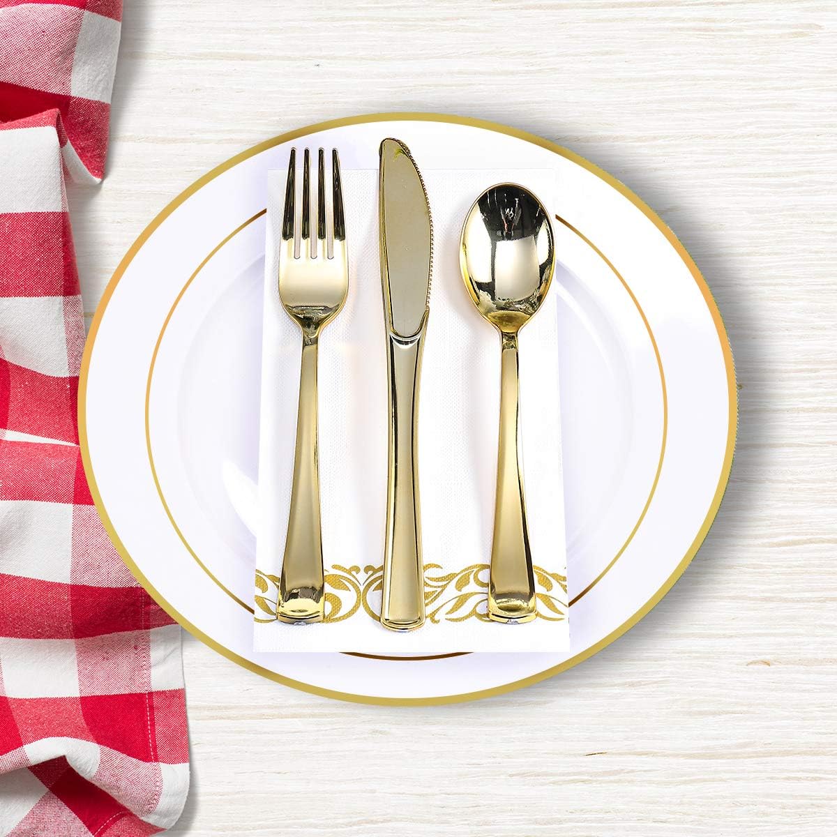 Bulk 200 Pcs Premium Paper Napkins Disposable Soft Absorbent Guest Towels for Weddings Parties Dinners Kitchen and Events Wholesale