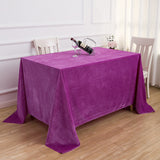 Bulk 2Pcs Crushed Velvet Rectangular Tablecloth Luxurious Wedding and Dining Table Decoration Wholesale