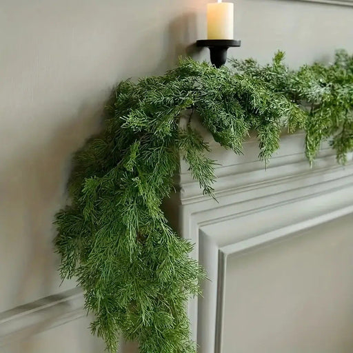 6 Ft Artificial Real Touch Cedar Garland Christmas Decoration, Bulk Quantity