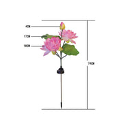 Artificial Lotus Water Lily LED Solar Light Lamp for Outdoors, Bulk Quantity