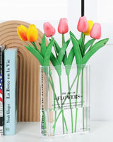 Bulk Book Shaped Flower Vase for Home Office Bookshelf Bedroom Decor Wholesale