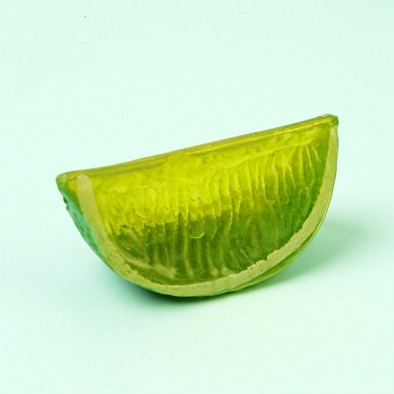 10 Pcs Artificial Fruit Slices, Lifelike Simulation, Decorative Bulk Set