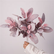 6 Pcs 14 Inch Artificial Fall Lambs Ear Stems with Silver Ragwort Foliage for Autumn Decor