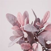 6 Pcs 14 Inch Artificial Fall Lambs Ear Stems with Silver Ragwort Foliage for Autumn Decor
