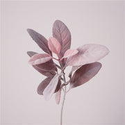 6 Pcs 14 Inch Artificial Fall Lambs Ear Stems with Silver Ragwort Foliage for Autumn Decor
