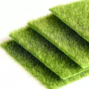 4 Pcs Artificial Garden Grass 6x6 Inch Miniature Ornament Bulk Pack