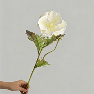 26" Real-Touch Artificial Poppy Flower – Faux Floral for Wedding & Home Decor