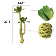 Artificial Succulent Plants Bulk 12 Pcs in Pots, Realistic Silk Succulents for Home Decor