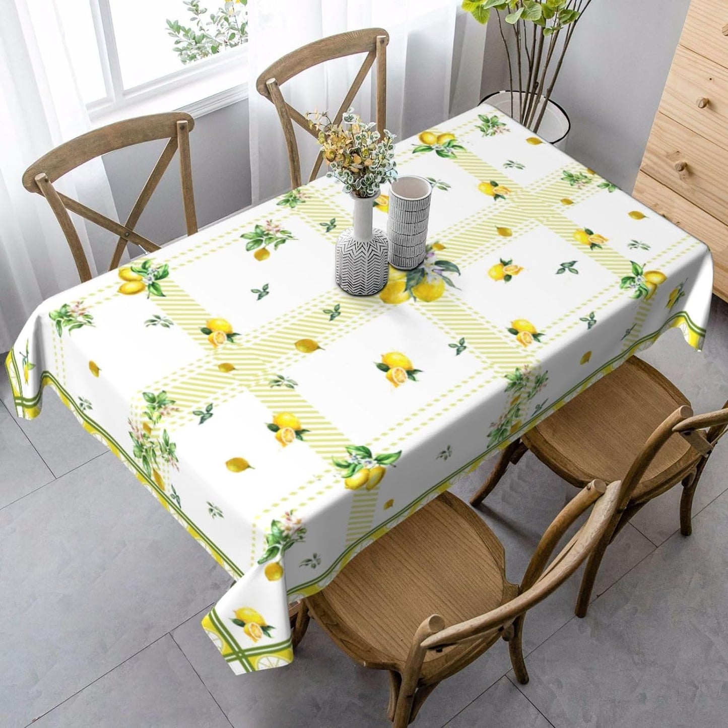 Bulk 60 Inch Round Tablecloth Stain Resistant Polyester Table Cover for Kitchen Dining Buffet Parties and Camping Mandala Design Wholesale