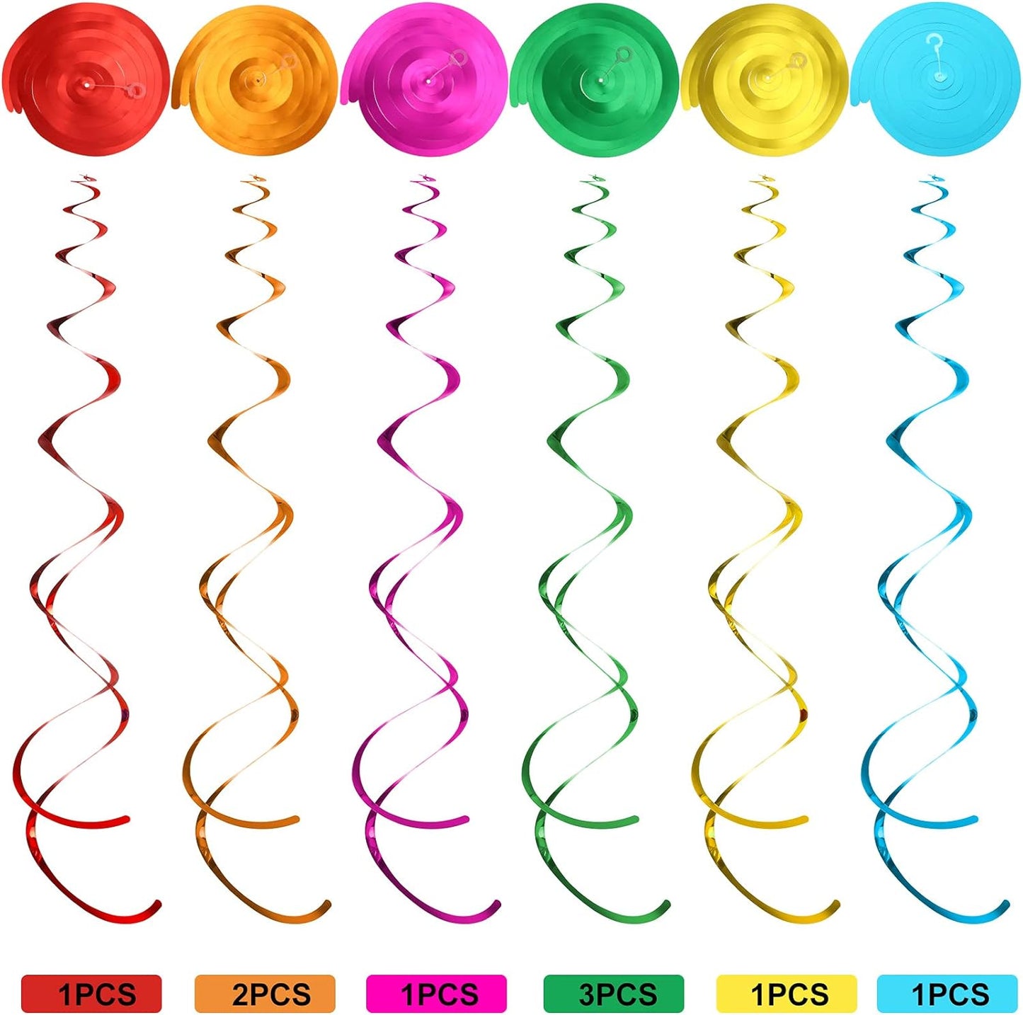 Bulk Hawaiian Birthday Party Backdrop Streamers Hanging Rotating Decorations Tropical Flowers Palm Trees Flamingos Unique Theme Decor Wholesale