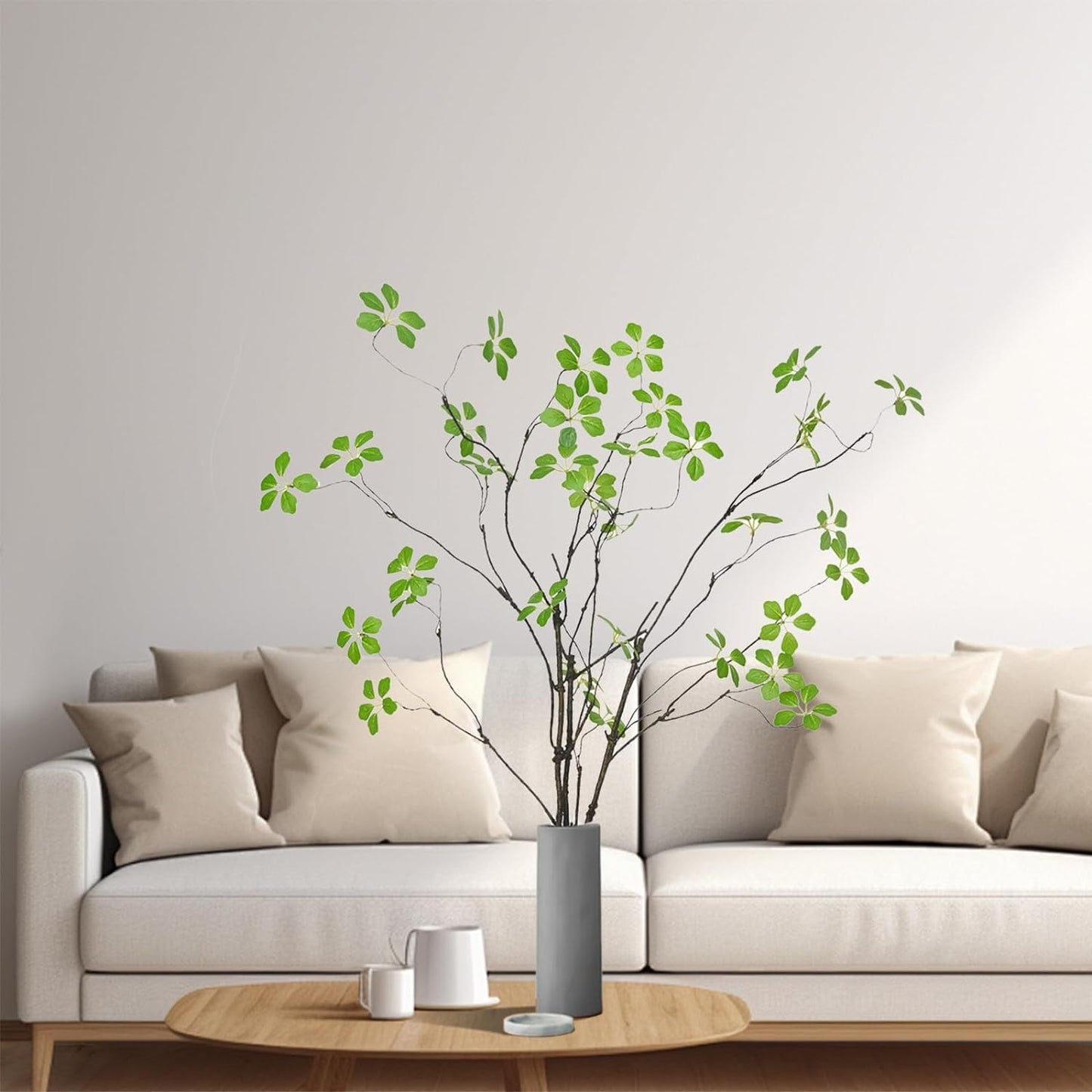 Bulk 3 Pack Artificial Plant Eucalyptus Leaves Indoor and Outdoor Decoration Wholesale