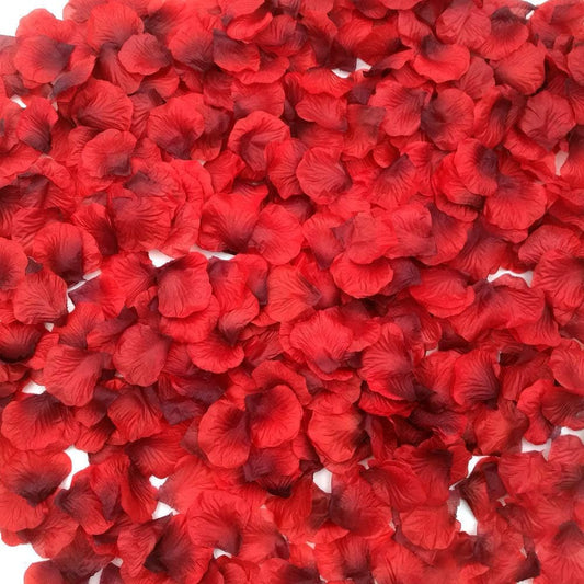 Bulk 1500PCS Silk Rose Petals 2025 Individually Cropped Haute Event Grade Midnight Romance Weddings Non-Slip Hypoallergenic Wholesale