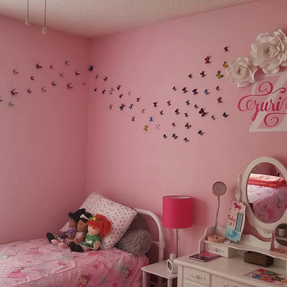 Bulk 24/48 Pcs 3D Butterfly Wall Decor Featuring Magnets, Perfect for Party Decorations Wholesale