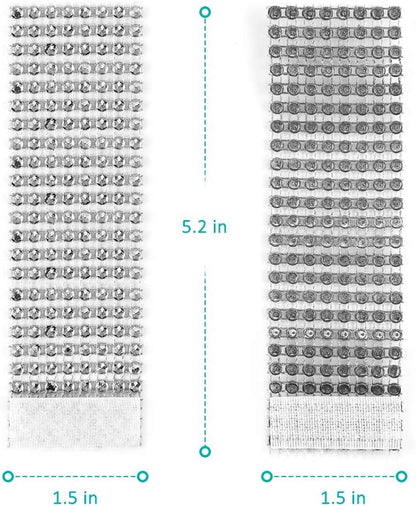 Bulk 50 Pcs Water Diamond Napkin Rings: Sparkling Decor for Table Settings Weddings Dinners Holiday Parties and Family Gatherings Wholesale