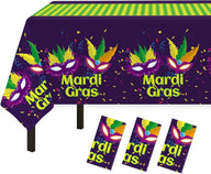 Bulk Vibrant Rainbow Disposable Tablecloth 54x108 Inches Ideal for Birthday Parties Buffets Disco and Mermaid Themed Decor Wholesale