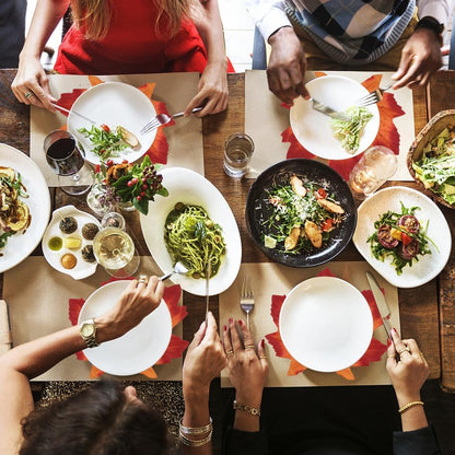 Bulk 50 Pcs Hawaiian Leaf Table Mats Perfect for Summer Parties Weddings and More Wholesale