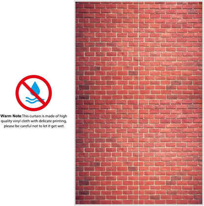 Bulk 78.7"x 49.2" Inches Classic Red Brick Wall Decor Christmas & Halloween Holiday Decoration Wholesale