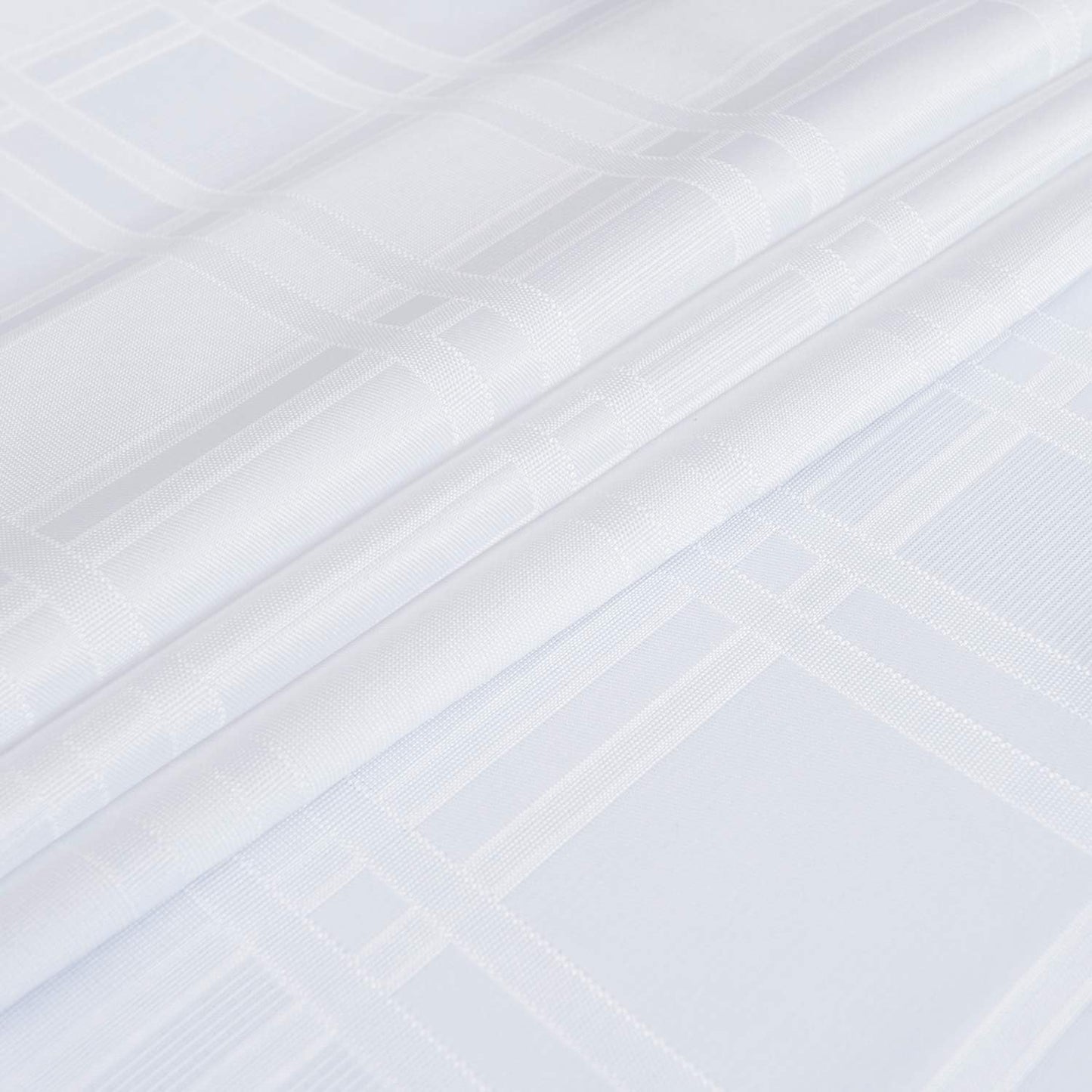 Bulk Solid Plaid Jacquard Spring Tablecloth Wrinkle and Water Resistant, Contemporary Woven Decorative Table Cover for Holiday Events Wholesale