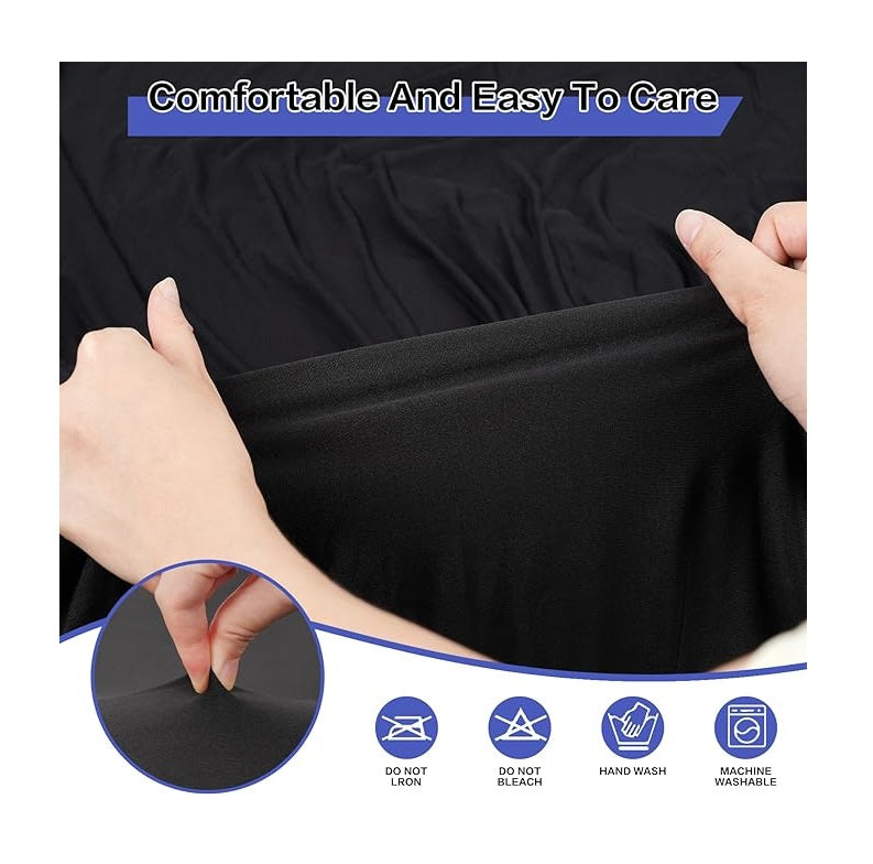 Bulk 10 Pcs Round Tablecloths Spandex Stretchable Table Cloth Wholesale