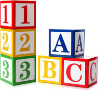 Bulk ABC Alphabet 123 Balloon Box 30x30 Inch School Party Decorations Graduation Birthday and Baby Shower Decor Wholesale