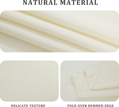 Bulk Solid Plaid Jacquard Spring Tablecloth Wrinkle and Water Resistant, Contemporary Woven Decorative Table Cover for Holiday Events Wholesale